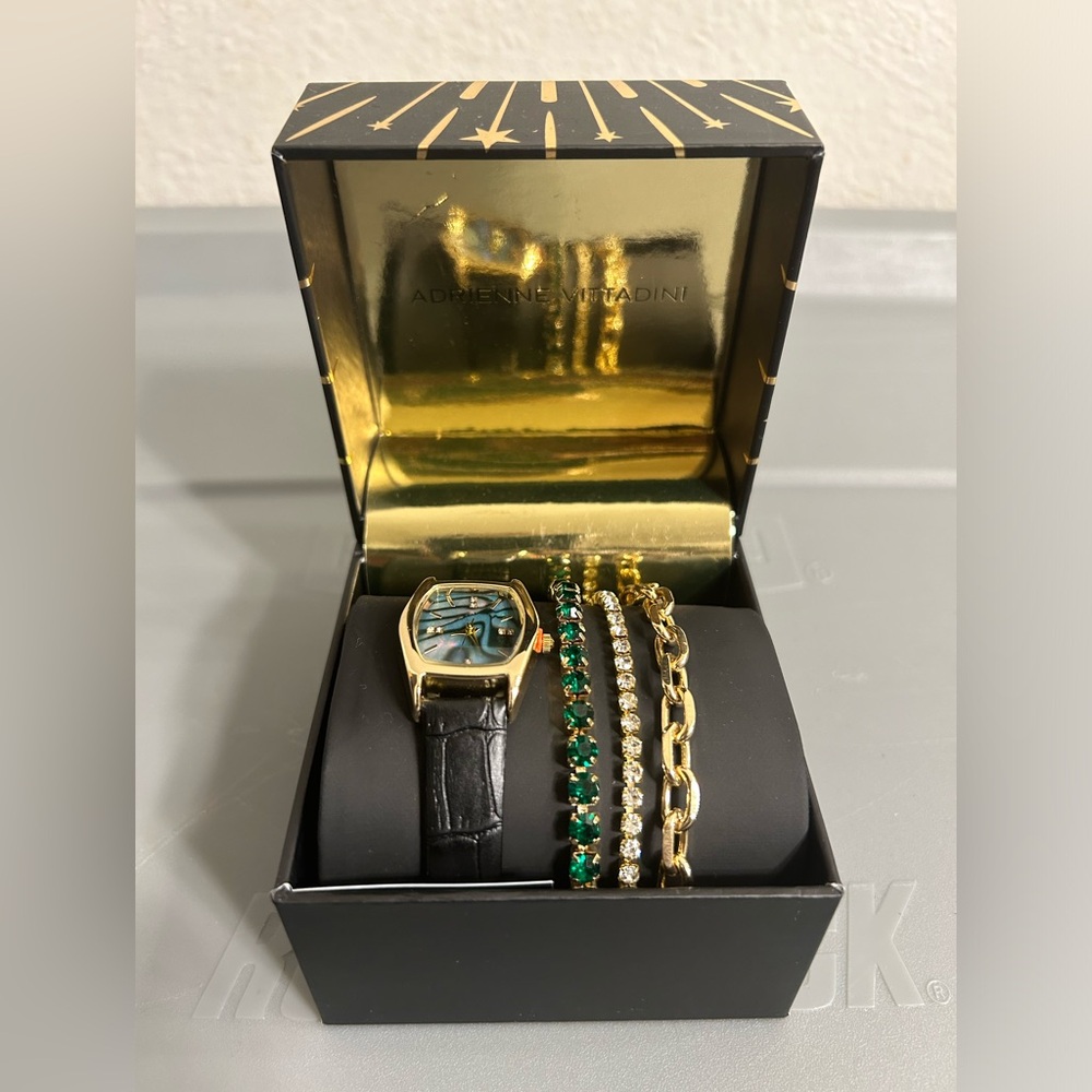 Brand New Adrienne Vittadini Watch & Bracelets